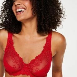 Hunkemöller Dames Lingerie Niet-voorgevormde Beugel Bh Diva - Rood - Maat C85 -Badmode Verkoop 550x660 152