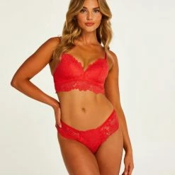 Hunkemöller Dames Lingerie Voorgevormde Longline Bh Zonder Beugel Shiloh - Rood - Maat D75 -Badmode Verkoop 550x660 180