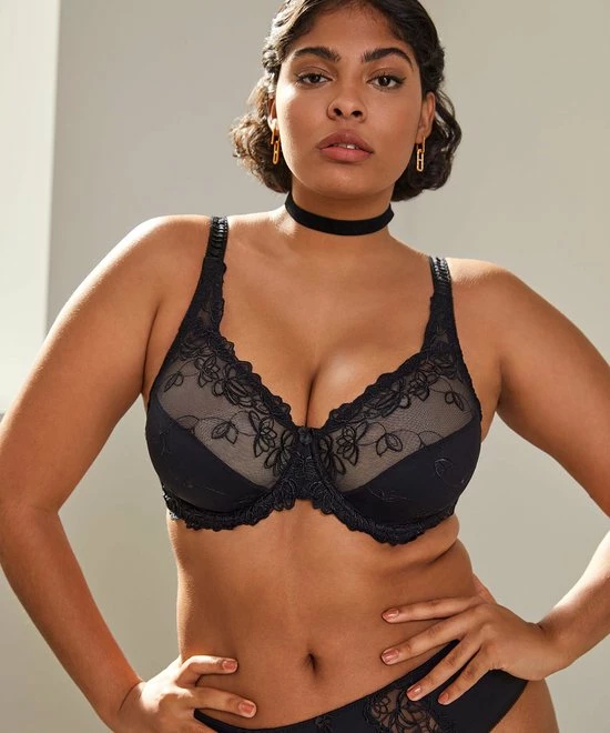 Hunkemöller Niet Voorgevormde Beugel Bh Diva - Maat D85 6 Hunkemöller Niet Voorgevormde Beugel Bh Diva - Maat D85 - Afbeelding 4