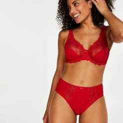 Hunkemöller Dames Lingerie Hoge Slip Diva - Rood - Maat XL -Badmode Verkoop 550x660 279