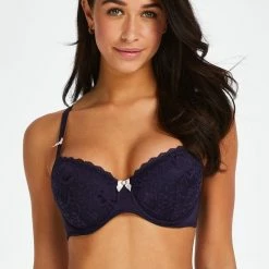 Hunkemöller Dames Lingerie Voorgevormde Beugel Bh Maya - Blauw - Maat E80 -Badmode Verkoop 550x660 317
