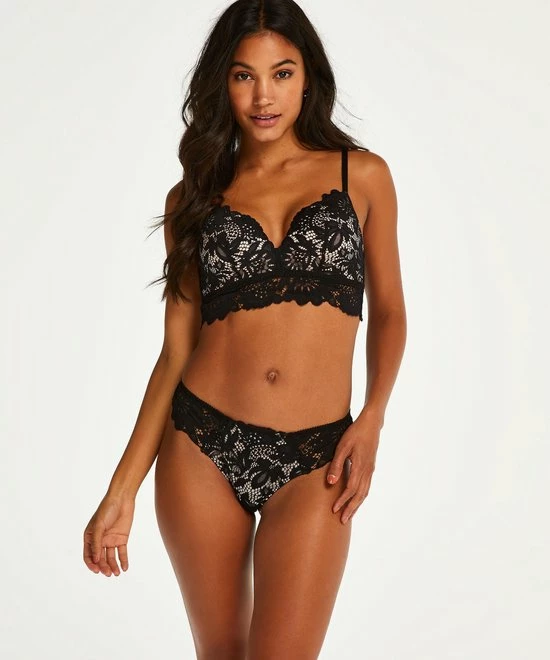 Hunkemöller Dames Lingerie Voorgevormde Longline Bh Zonder Beugel Shiloh - Zwart - Maat B75 12 Hunkemöller Dames Lingerie Voorgevormde Longline Bh Zonder Beugel Shiloh - Zwart - Maat B75 - Afbeelding 10