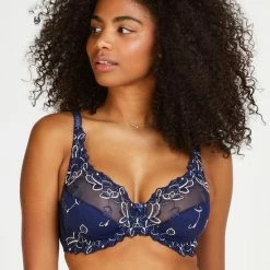 Hunkemöller Dames Lingerie Niet-voorgevormde Beugel Bh Diva - Blauw - Maat E85 -Badmode Verkoop 550x660 475