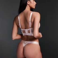 Hunkemöller Dames Lingerie Voorgevormde Push-up Longline Beugel Bh Occult - Roze - Maat D75 -Badmode Verkoop 550x660 511