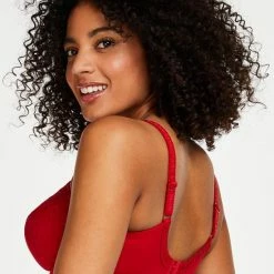 Hunkemöller Dames Lingerie Niet-voorgevormde Beugel Bh Diva - Rood - Maat D85 -Badmode Verkoop 550x660 95