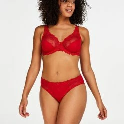 Hunkemöller Dames Lingerie Niet-voorgevormde Beugel Bh Diva - Rood - Maat E90 18 Hunkemöller Dames Lingerie Niet-voorgevormde Beugel Bh Diva - Rood - Maat E90 -Badmode Verkoop 550x662 11