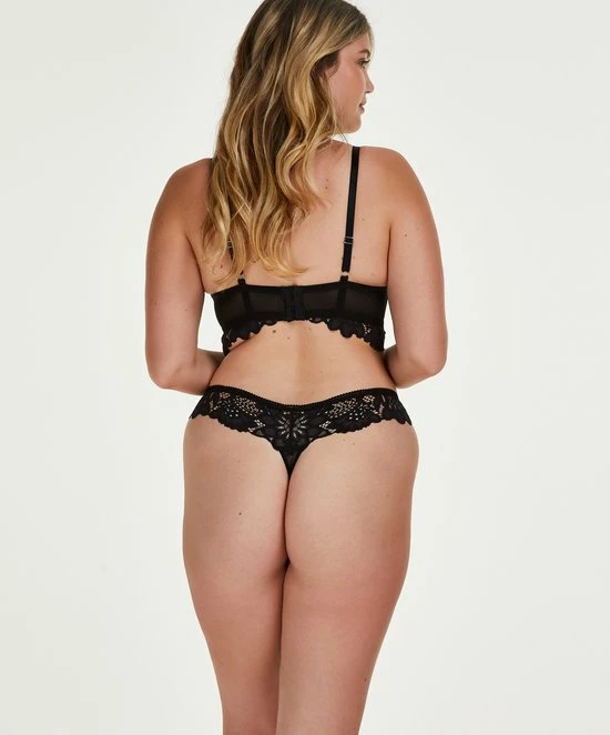 Hunkemöller Dames Lingerie Voorgevormde Longline Bh Zonder Beugel Shiloh - Zwart - Maat B75 6 Hunkemöller Dames Lingerie Voorgevormde Longline Bh Zonder Beugel Shiloh - Zwart - Maat B75 - Afbeelding 4