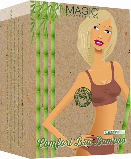 MAGIC Bodyfashion Bamboo Comfort Bra Cream Vrouwen - Maat XL 9 MAGIC Bodyfashion Bamboo Comfort Bra Cream Vrouwen - Maat XL - Afbeelding 8