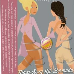 MAGIC Bodyfashion Maxi Sexy Hi Bermuda Zwart Vrouwen - Maat XL -Badmode Verkoop 550x669 2