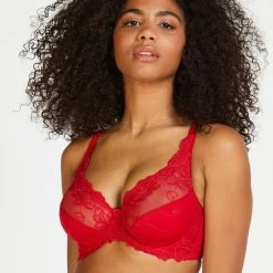 Hunkemöller Dames Lingerie Niet-voorgevormde Beugel Bh Diva - Rood - Maat C85 -Badmode Verkoop 550x672 2