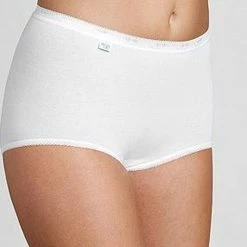 Sloggi Basic+ Dames Maxi Slip - 4-pack - Wit - Maat 46 -Badmode Verkoop 550x676 9