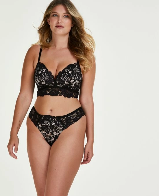 Hunkemöller Dames Lingerie Voorgevormde Longline Bh Zonder Beugel Shiloh - Zwart - Maat B75 10 Hunkemöller Dames Lingerie Voorgevormde Longline Bh Zonder Beugel Shiloh - Zwart - Maat B75 - Afbeelding 8