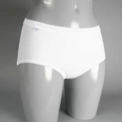 Sloggi Basic+ Dames Midi Slip - 4-pack - Wit - Maat 44 -Badmode Verkoop 550x686 3