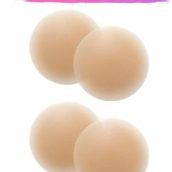 Merkloos Tepelcovers - Set Van 2 Paar - Tepelbedekkers - Siliconen - Tepelpads - Herbruikbaar - Tepelplakkers - Onzichtbaar - Tepelstickers - Blank