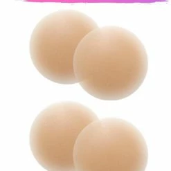 CVD® Tepelcovers - Set Van 2 Paar - Tepelbedekkers - Siliconen - Tepelpads - Herbruikbaar - Tepelplakkers - Onzichtbaar - Tepelstickers - Blank