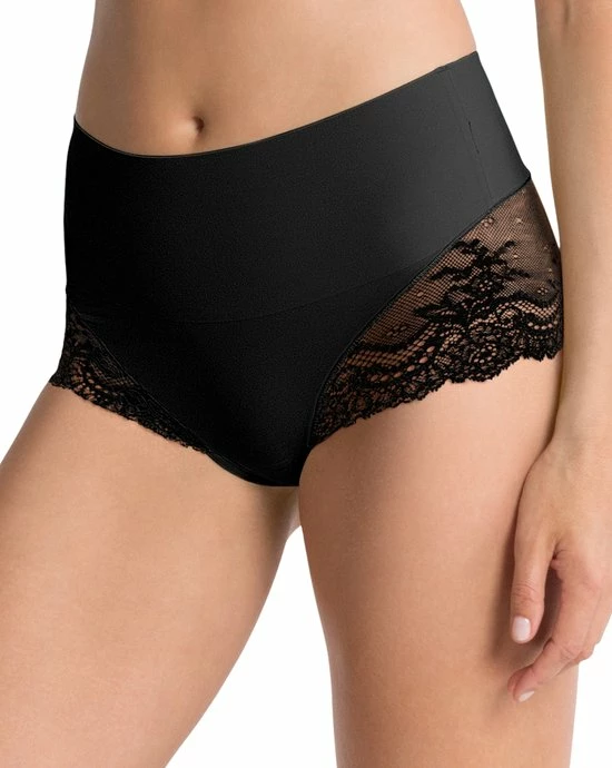 Spanx Undie-Tectable Lace Hi Hipster - Zwart - Maat L 3 Spanx Undie-Tectable Lace Hi Hipster - Zwart - Maat L