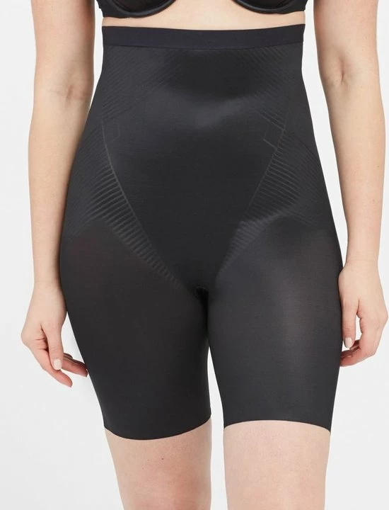 Spanx Thistincts 2.0 High Waisted Mid Thigh Short - Zwart - Maat L 10 Spanx Thistincts 2.0 High Waisted Mid Thigh Short - Zwart - Maat L - Afbeelding 8