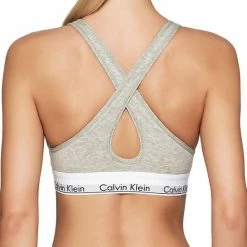 Calvin Klein Modern Cotton Bralette Met Cup Dames - Grijs - Maat S -Badmode Verkoop 550x728 42