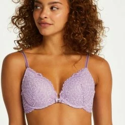 Hunkemöller Dames Lingerie Voorgevormde Push-up Beugel Bh Rose - Paars - Maat C80 -Badmode Verkoop 550x739 4