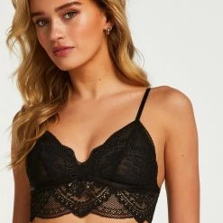 Hunkemöller Dames Lingerie Bralette Stacey - Zwart - Maat M -Badmode Verkoop 550x752 3