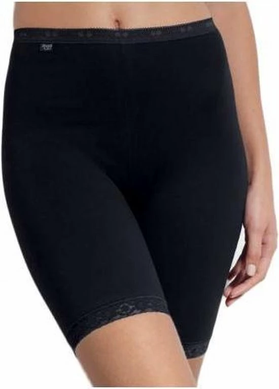 Sloggi Basic+ Dames Short Lange Pijp - Zwart - Maat 48 5 Sloggi Basic+ Dames Short Lange Pijp - Zwart - Maat 48 - Afbeelding 3