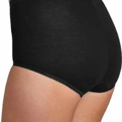 Sloggi Basic+ Dames Maxi Slip - 4-pack - Zwart - Maat 42 40 Sloggi Basic+ Dames Maxi Slip - 4-pack - Zwart - Maat 42 -Badmode Verkoop 550x801 1