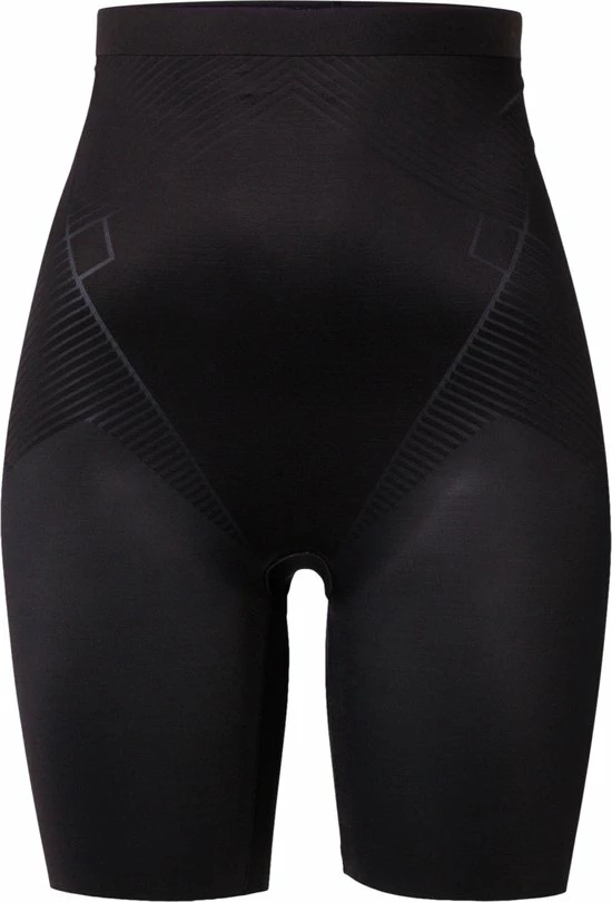 Spanx Thistincts 2.0 High Waisted Mid Thigh Short - Zwart - Maat L 3 Spanx Thistincts 2.0 High Waisted Mid Thigh Short - Zwart - Maat L