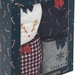 Happy Shorts Dames Kerst Slips Onderbroeken 4-Pack - Maat XL -Badmode Verkoop 550x810