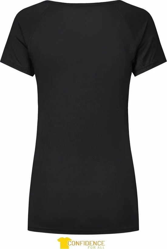 ConfidenceForAll® Dames Premium Anti Zweet Shirt Met Ingenaaide Okselpads - Zijdezacht Modal En Verkoelend Katoen - Maat S Zwart 9 ConfidenceForAll® Dames Premium Anti Zweet Shirt Met Ingenaaide Okselpads - Zijdezacht Modal En Verkoelend Katoen - Maat S Zwart - Afbeelding 7