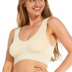 MAGIC Bodyfashion Bamboo Comfort Bra Cream Vrouwen - Maat L -Badmode Verkoop 550x823 9