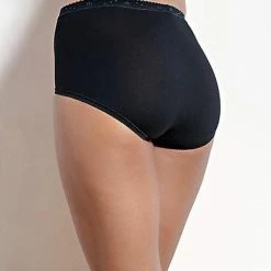 Sloggi Romance Dames Maxi Slip Met Kant - Zwart - Maat 42 -Badmode Verkoop 550x824 15