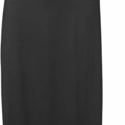 Merkloos Dames Lange Onderrok 3/4 Met Een Zijsplit L/XL Zwart
